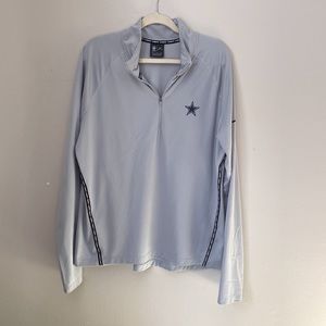 Dallas Cowboys gray men’s quarter zip
